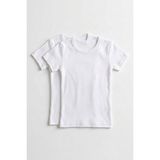 Obje Erkek Çocuk Beyaz 2'li Ribana Fanila - 3 Yaş