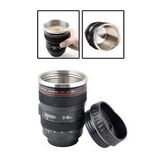 Objektif Görünümlü Lens Çelik Kupa Kahve + Çay Termosu