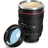 Objektif Kupa Lens Kupa Kahve ve Çay Için Termos Kupa Fotoğraf Tutkunları Için Dekoratif Hedi - 350 ml