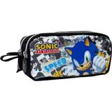 Obm Sonic Speed Kalem Kutusu Fermuarlı Çocuklar İçin Dayanıklı ve Geniş Kapasiteli Tasarım