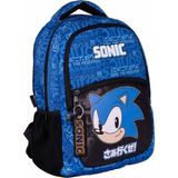 Obm Sonic The Hedgehog Yazı Desenli Okul Çantası 2561