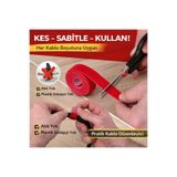 obrigado 5 Metre Kablo Düzenleyici Cırt Bant | Kablo Sabitleyici Toplayıcı | Ev Ofis Organizer 1cm
