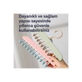 obrigado Çok Amaçlı Kancalı Yapışkanlı Askı Portatif Askı 8 Kancalı Mutfak Banyo Dolap İçi