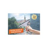 obrigado Mini Portatif Cam Temizleme Çekpas | Araç Camı, Pencere, Ayna ve Banyo İçin Pratik Silecek