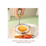 obrigado Restoranlar Atıştırmalık Barlar Otel, Kafe, Kantin için Paslanmaz Çelik Yuvarlak omlet kalıp