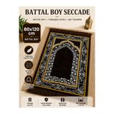 OBRNHOMEN Büyük Boy Seccade 80x120 cm Battal Kadife Namazlık Hediyelik