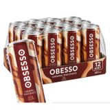 Obsesso Caramel Macchiato Soğuk Kahve 250 ml x 12 Adet | Soğuk Kahve, Karamel Aromalı, 12'li Paket, 250 ml