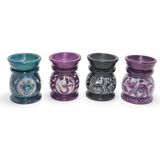 Obsidian Taşı Buhurdanlık Model 2 - Çok Renkli