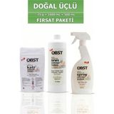 OBST Doğal Temizlik Fırsat Paketi Sıvı Çamaşır Sodası 1 L + Sprey Çamaşır Sodası Beyaz Sabun 500 ml + Katı Çamaşır Sodası 75 G (3'lü Set)