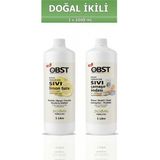 OBST Doğal Temizlik Seti Sıvı Limon Tuzu 1 L + Sıvı Çamaşır Sodası 1 L (2'li Paket)