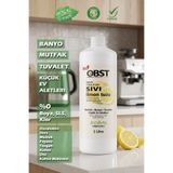 OBST Sıvı Limon Tuzu Mutfak Banyo Tuvalet İçin Doğal Temizlik 1 Litre
