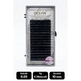 Ocean 0.05C Natural Kıvrım 10 Mm Soft Eyelash Doğal İpek Kirpik 16'Lı