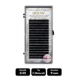 Ocean 0.05C Natural Kıvrım 9 Mm Soft Eyelash Doğal İpek Kirpik 16'Lı