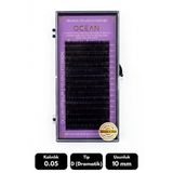Ocean 0.05D Dramatik Kıvrım 10 Mm Soft Eyelash Doğal İpek Kirpik 16'Lı
