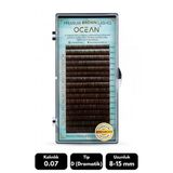 Ocean 0.07D Dramatik Kıvrım Brown Mix Soft Eyelash Takma Kirpik 16'Lı