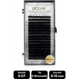 Ocean 0.07D Dramatik Kıvrım Mix Soft Eyelash Doğal Ipek Kirpik 16'lı - Siyah
