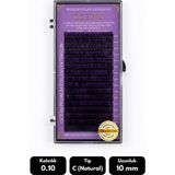 Ocean 0.10C Natural Kıvrım 10 mm Soft Eyelash Doğal Ipek Kirpik 16'lı - Siyah