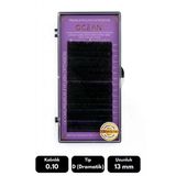 Ocean 0.10D Dramatik Kıvrım 13 Mm Soft Eyelash Doğal İpek Kirpik 16'Lı