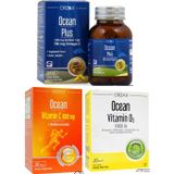 Ocean 1200mg Balık Yağı + 1000mg C Vitamini + 1000ıu D Vitamini Sprey Avantaj Paketi