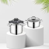 Ocean 4-6 Litre Matik Düdüklü Tencere Seti (Gri) - 1 lt