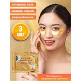 Ocean Altın Maske ( Göz Altı Için ) Bio-Collagen- 3 Adet