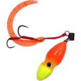 Ocean Angler Bomb 120G Tai Rubber Yem - Lime Orange