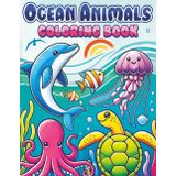 Ocean Animals Coloring Book: A Creative and Educational Coloring Book Featuring Over 50 Ocean Animals and Sea Creatures for Kids and Adults