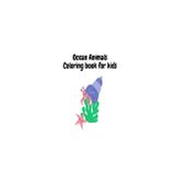 Ocean animals coloring book