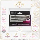 Ocean ASU-829 El Yapımı Vegan Demet Takma Kirpik 14MM Large (10 Ply Doğal Hacimli Ipek Kirpik)