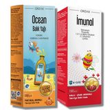 Ocean Balık Yağı Portakal Aromalı 150 ml + Imunol Şurup 150 ml