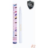 Ocean Beyaz Eyeliner, Likit Kalem Eyeliner, Suya Dayanıklı, Yoğun Pigmentli