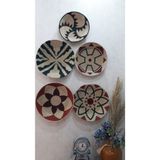 ocean boheme decor Hasır Duvar Tabağı