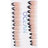 Ocean Care Ocean Profesyonel Takma Tırnak Seti Black French EBAY-207