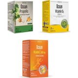 Ocean D3 1000 Iu Sprey 20 Ml+Ocean Balli Yesil Brezilya Propolisi 20 Ml+1000 Mg C Vitamin 30 Tablet