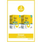 Ocean D3K2 Damla 20 ml 2 Adet D ve K Vitaminleri İçeren Sporcu Besini Türkiye Menşeli - Aromasız