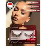 Ocean Doğal Takma Kirpik, Doğal Kıl Yapısı, Bütün Kirpik, Tekrar Uygulanabilir 820 Kirpik