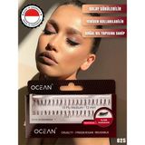 Ocean Doğal Takma Kirpik Doğal Kıl Yapısı, Tekrar Uygulanabilir 824 Kirpik