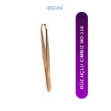 Ocean Düz Uçlu Cımbız, Düz Ağızlı Solingen Gold Cımbız No:116