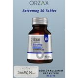 Ocean Extramag 30 Tablet (magnezyum malat, bisglisinat, sitrat ,B6,P5P)+ Hap Kutusu HEDİYE