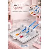Ocean Fırça Tutma Aparatı, Nail Art Fırça Standı ve Düzenleme Tepsisi