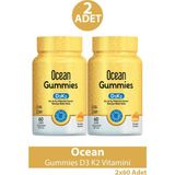 Ocean Gummies D3 K2 Vitamini 60 Adet 2 Adet - Portakal