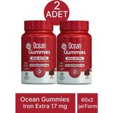 Ocean Gummies Iron Extra 2x60 Çiğnenebilir Tablet