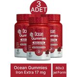 Ocean Gummies Iron Extra 3x60 Çiğnenebilir Tablet
