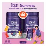 Ocean Gummies Multivitamin 2.Si %50 İndirimli 60+60 Çiğnenebilir Jel Form