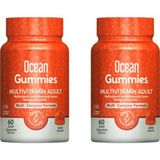 Ocean Gummies Multivitamin Adult Şeftali Aromalı 2x60 Çiğnenebilir Tablet