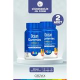 Ocean Gummies Omega 3 Kids 2x60 Çiğnenebilir Tablet