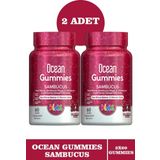Ocean Gummies Sambucus Kids 2x60 Çiğnenebilir Tablet