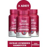 Ocean Gummies Sambucus Kids 3x60 Çiğnenebilir Tablet
