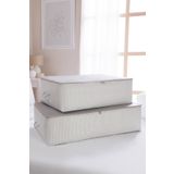 Ocean Home 2'li Gri Stuff Things Baza Altı Hurç Set