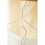 Ocean Home Textile 10'lu Şeffaf Akrilik Askı Kancası 4 X 2.5 X 0.38 Cm